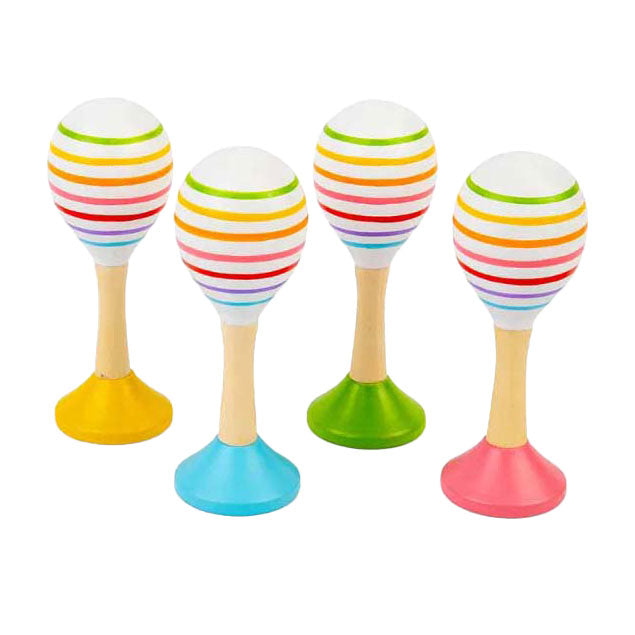 Maraca junior in legno Bigjigs, 2 pz.