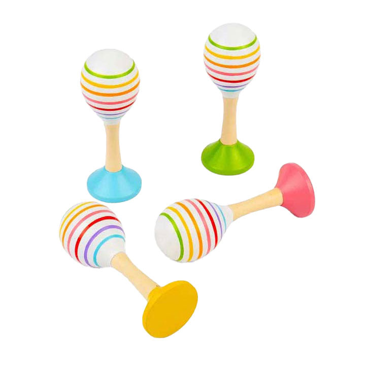 Maraca junior in legno Bigjigs, 2 pz.