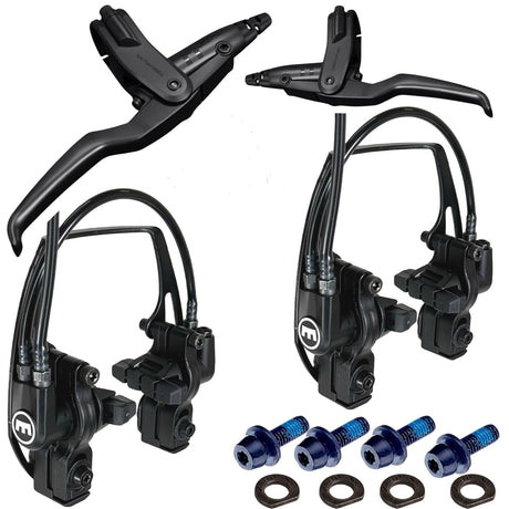 Set freni idraulici Magura hs11 evo2 anteriore + posteriore 750 2050mm nero