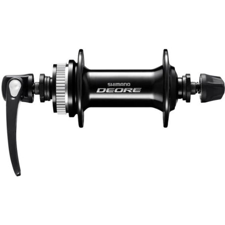 Mozzo anteriore Shimano deore hb-m6000 - 36 fori - larghezza di installazione 100 mm - con sgancio rapido - nero