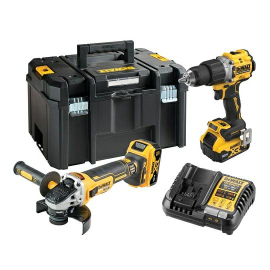 Dewalt combo set 18v dck2026p2t (dcd805, dcg405) 2x5,0ah