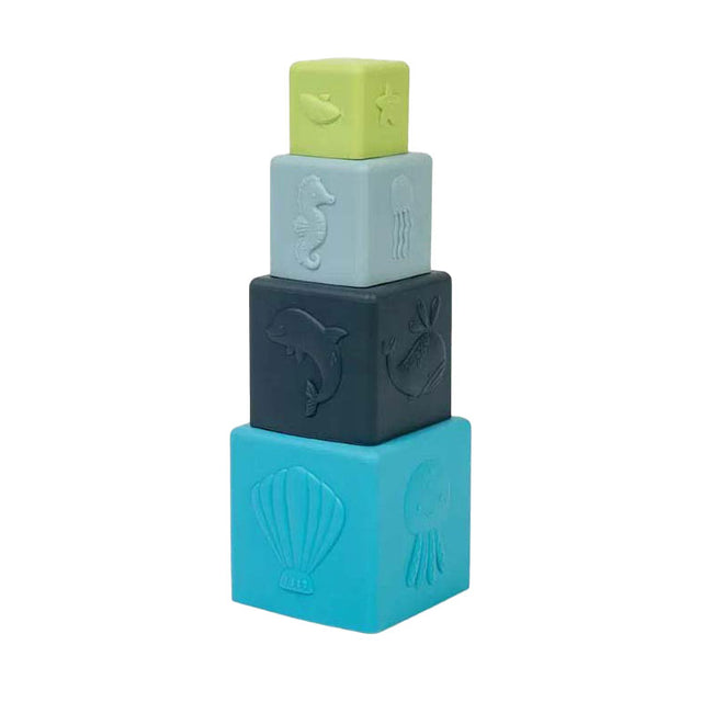 Blocchi impilabili Bigjigs, 4 pz.