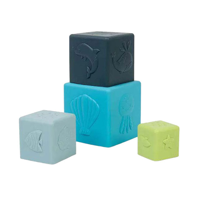 Blocchi impilabili Bigjigs, 4 pz.
