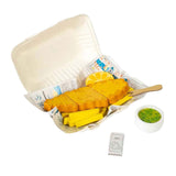 Set da gioco Bigjigs Fish and Chips in legno, 26 pezzi.