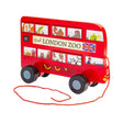 Figura da tirare del bus londinese in legno Bigjigs