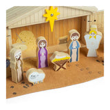 Set presepe in legno Bigjigs, 13 pezzi.