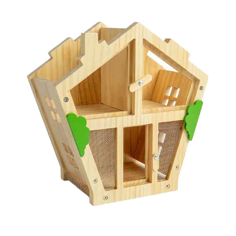 Casetta per insetti in legno Bigjigs, 7 pezzi.
