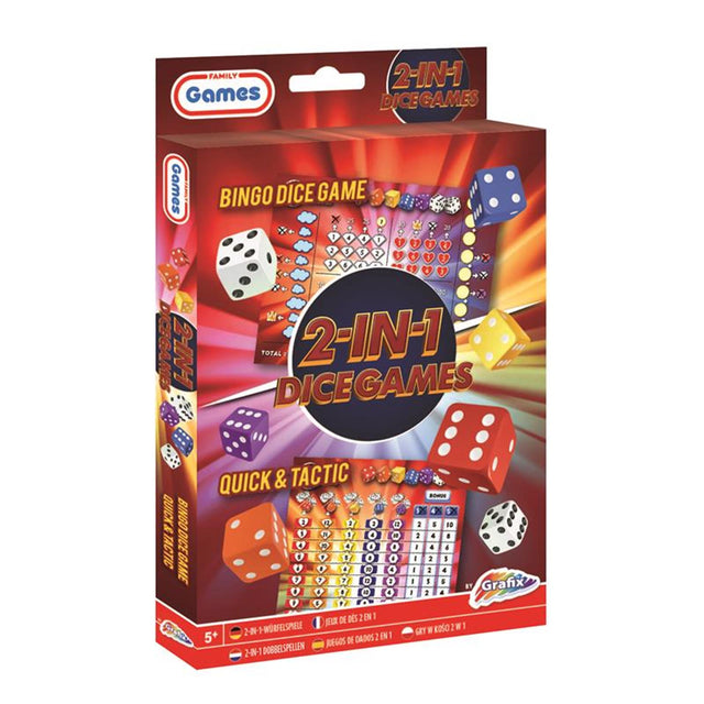 Gioco di dadi Grafix Gioco di dadi 2in1