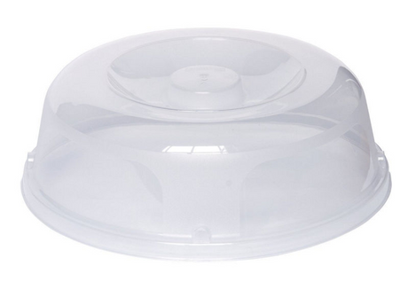 Coperchio per microonde Curver - rotondo - diametro 27 cm - trasparente - coprimicroonde in plastica