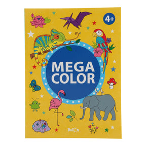 Libro da colorare mega color dell'editore standard 4+