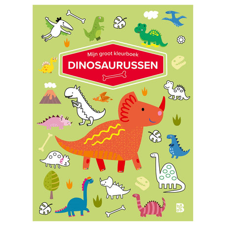 Prenota grande libro da colorare dinosauri | 2 pezzi