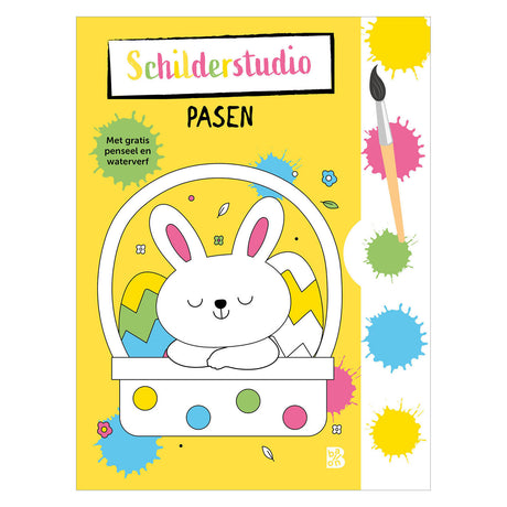 Editore standard Pasqua: libro da colorare con vernice e pennello