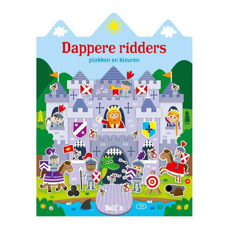 Libro da colorare e adesivo standard della casa editrice Brave Knights