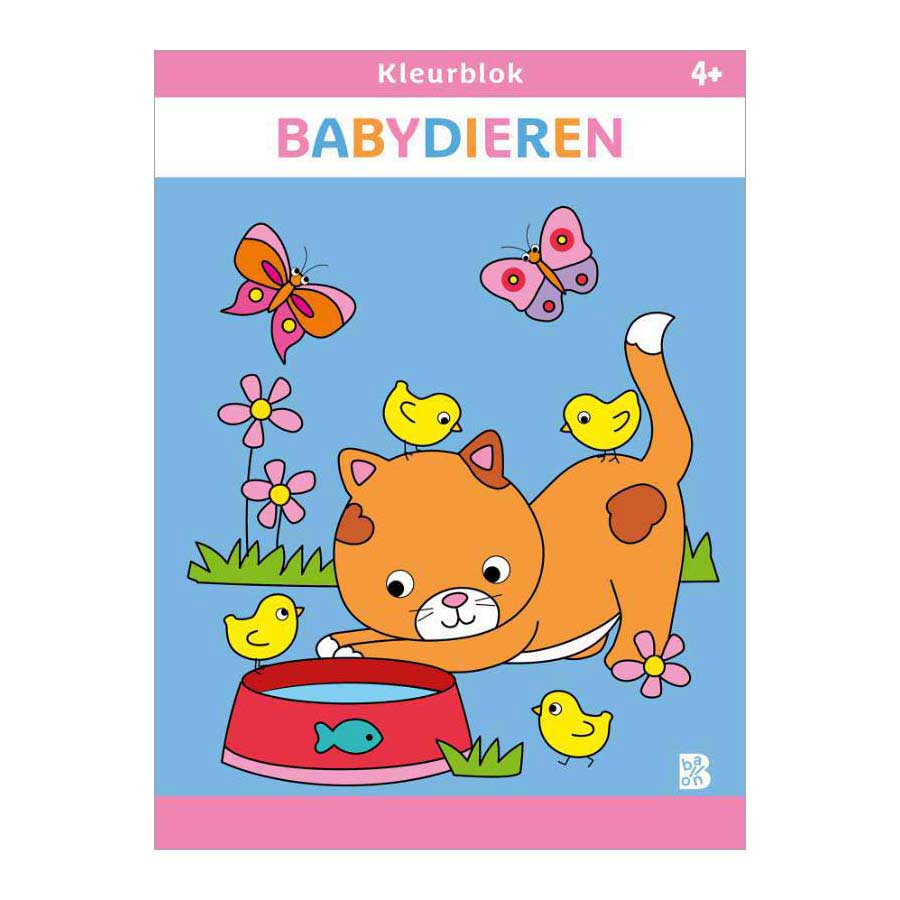 Blocco da colorare standard dell'editore cuccioli di animali 4+