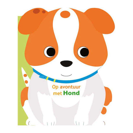 Editore standard in un'avventura con un cane