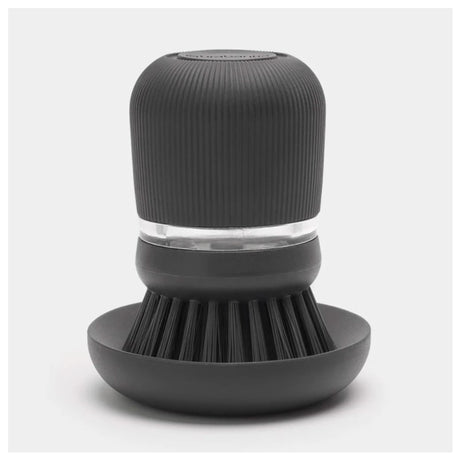 Spazzola per lavastoviglie Brabantia per lavello - con dispenser sapone - grigio scuro