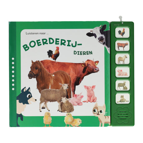 Le carte Mondi ascoltano il libro dei suoni degli animali della fattoria