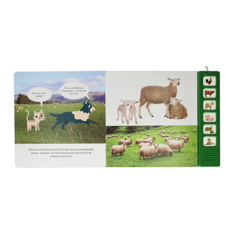 Le carte Mondi ascoltano il libro dei suoni degli animali della fattoria