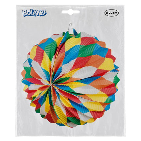 Lanterna con palloncini di carta ø22 cm
