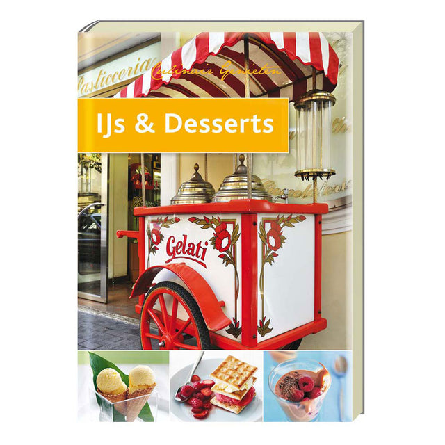 Libro di ricette di dessert gelato dell'editore Lantern
