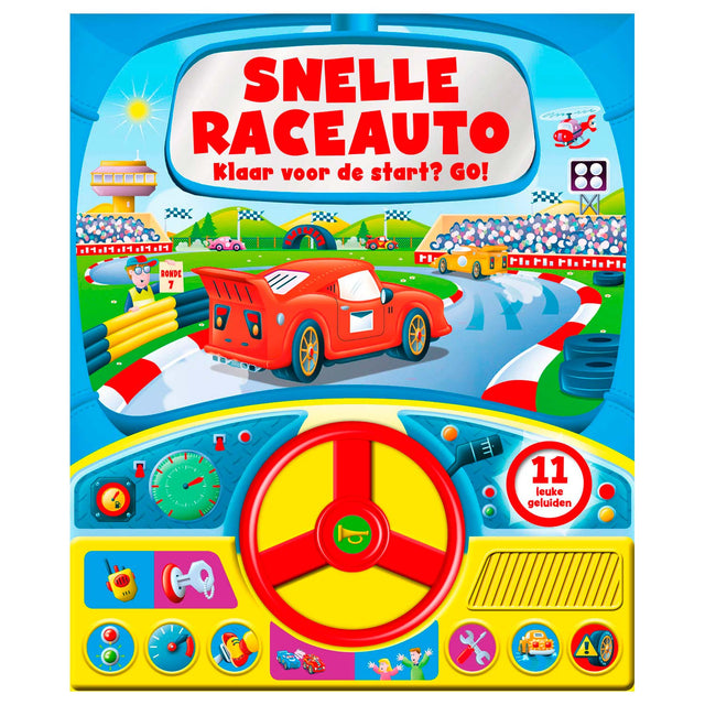 Libro sonoro: macchina da corsa veloce. 3+