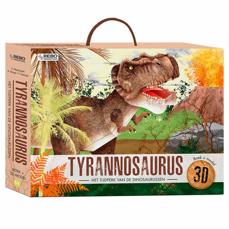 Libro degli editori Rebo + tirannosauro modello 3D