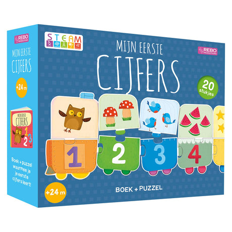 Libro e puzzle della casa editrice Rebo: le mie prime figure