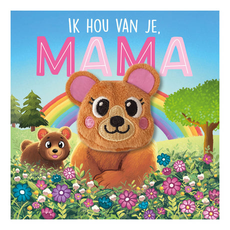 Libro delle marionette da dito degli editori Rebo: ti amo mamma. 0+