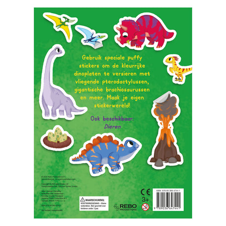 Dinosauri degli editori Rebo: divertimento con gli adesivi