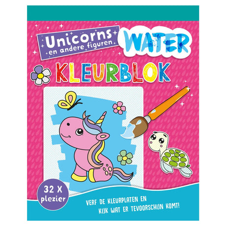 Unicorni a blocchi di acquerello degli editori Rebo