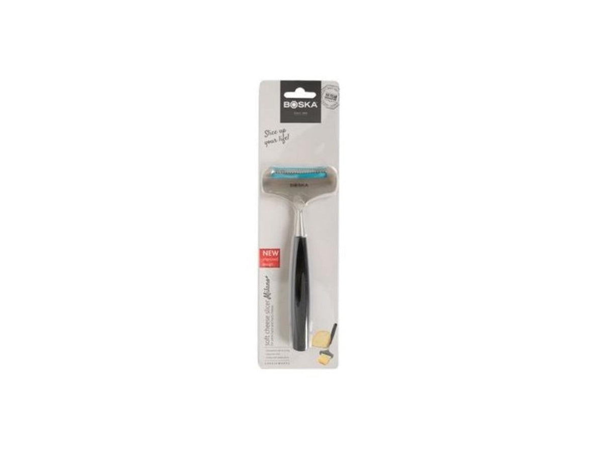 Affettatrice Boska milano+ per formaggi giovani in acciaio inox con manico in plastica 180x75x15mm 62 grammi