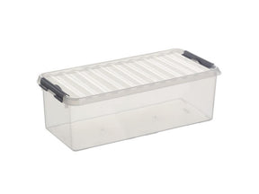 Sunware q-line multibox 6,5l + inserto con scomparti metallici trasparenti