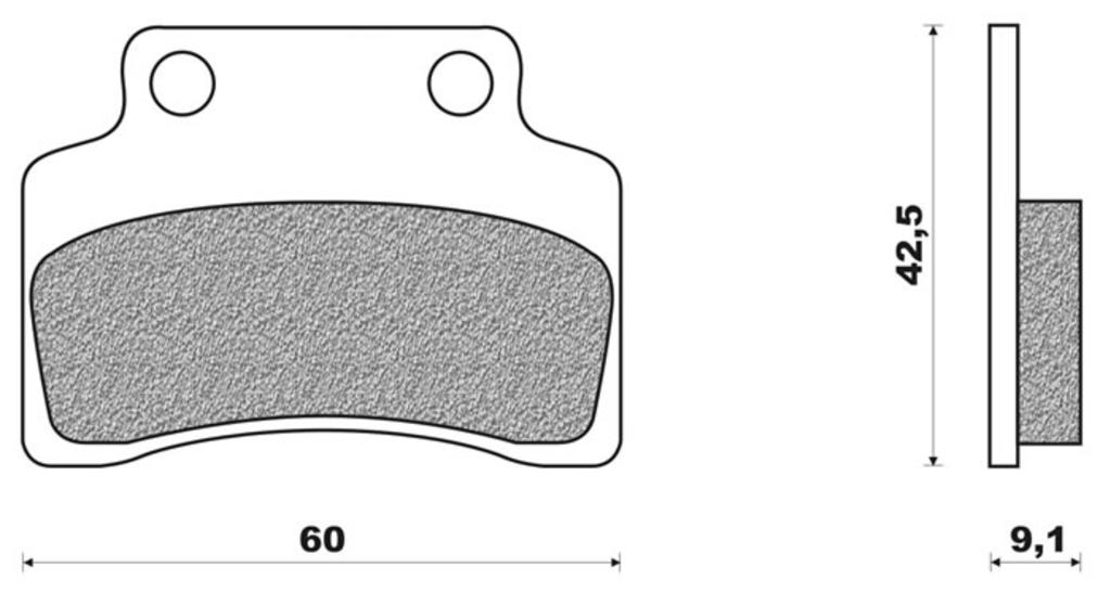 Set di blocchi freno Newfren FD0223