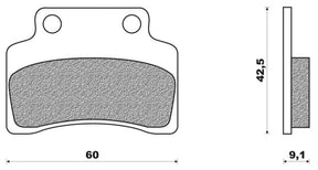 Set di blocchi freno Newfren FD0223
