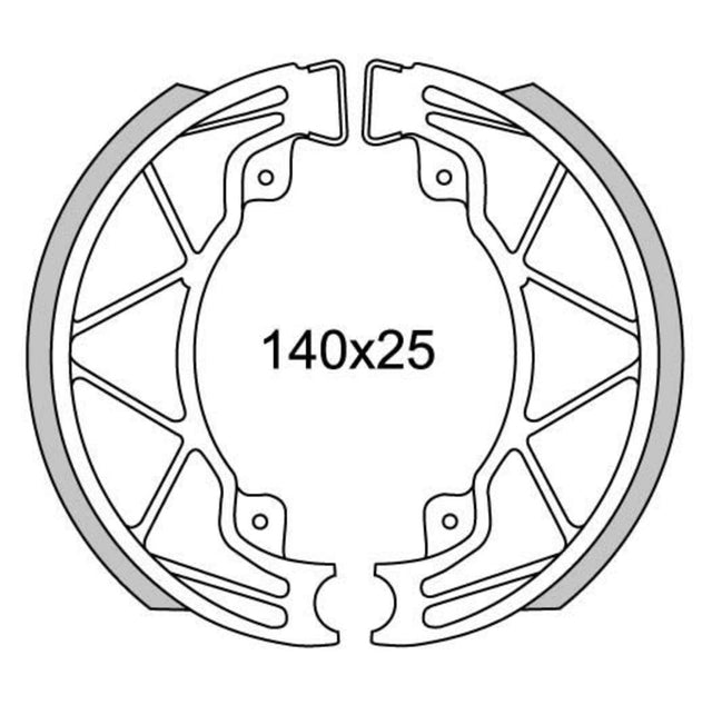 Newfren Brake Segmentat GF0268 Runner, Hexagon-125 180