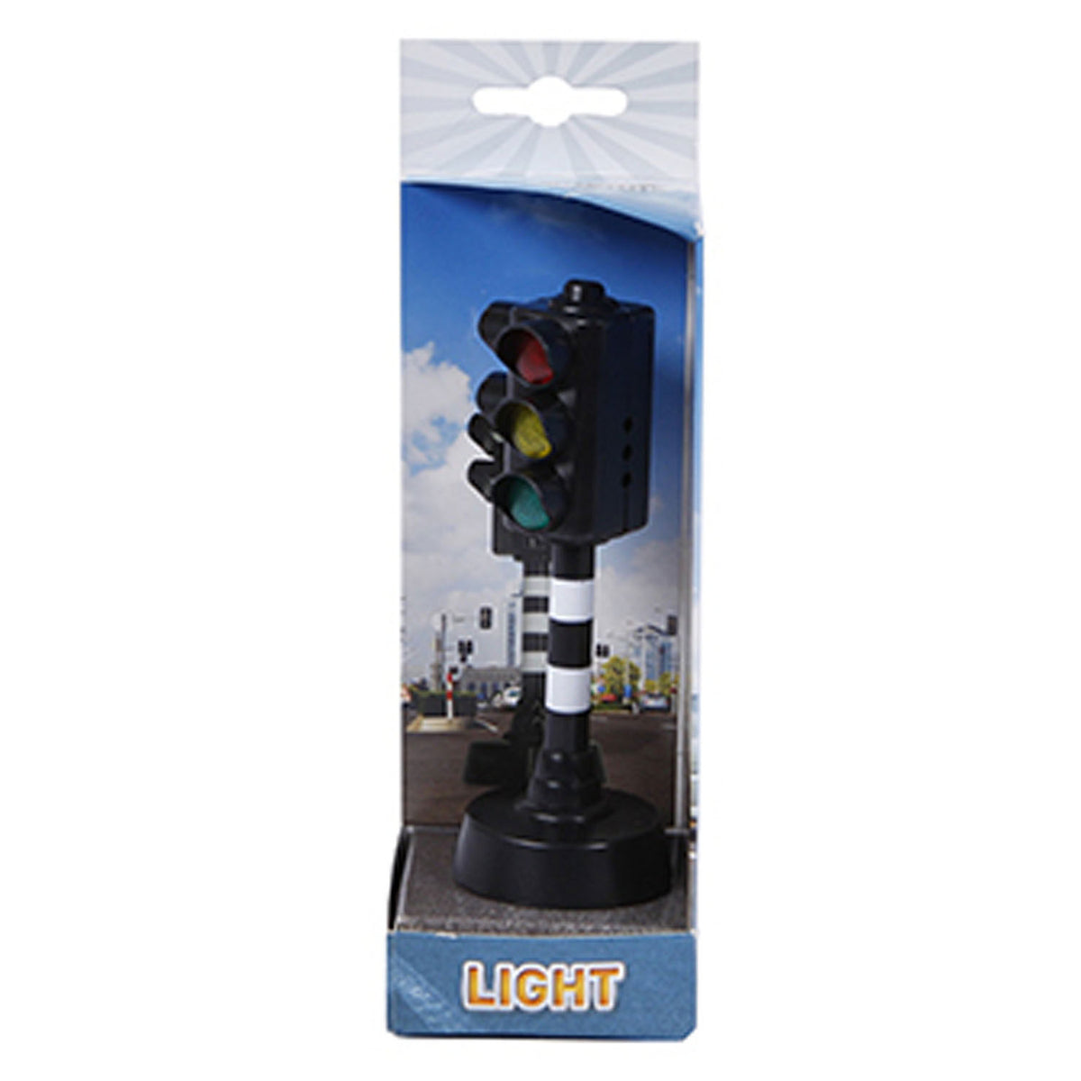 Semaforo globo per bambini con luce pedonale e suono 12 cm