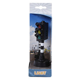 Semaforo globo per bambini con luce pedonale e suono 12 cm