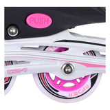 Pattini in linea Street Rider rosa grigio, taglia 37-40