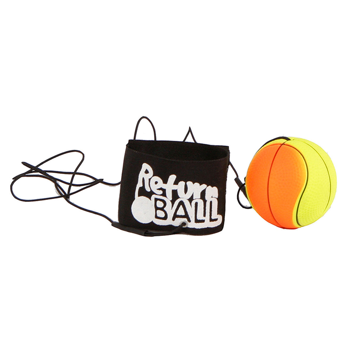 Deonlinedrogist.nl pallone di ritorno - pallone con elastico per polso in colori neon - 63mm