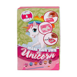 Senza marchio senza marchio dipingi il tuo unicorno in gesso