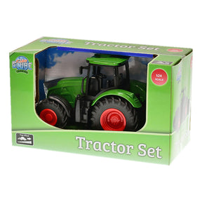 Kids Globe Tractor with Tilt Box - Green