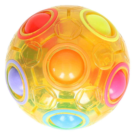 Giochi per il cervello palla magica trasparente giocattolo fidget palla antistress 6,5 cm.