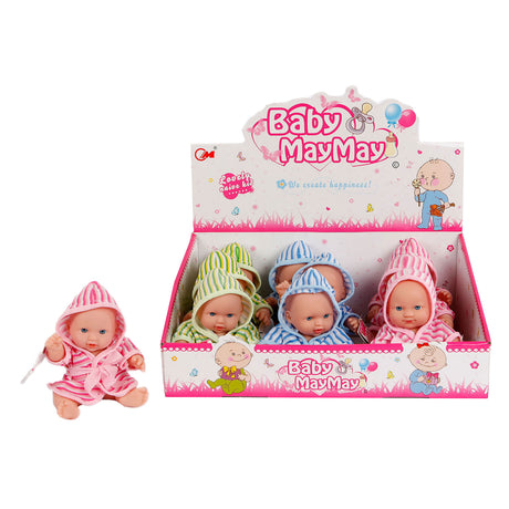 Bambolina Toys Amsterdam con accappatoio, 20 cm