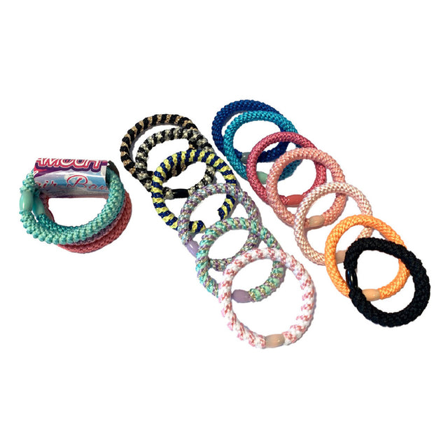 Elastici per capelli glamour, 4 pz.