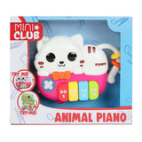 Mini club animale pianoforte gatto con luci e suoni, 15 cm