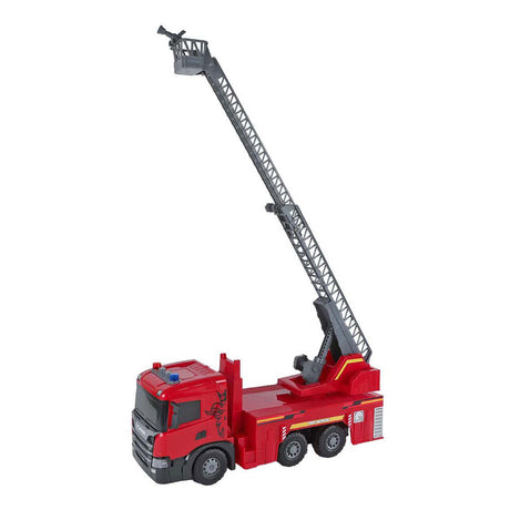 2 giochi Scania camion dei pompieri con attrito con luci e suoni