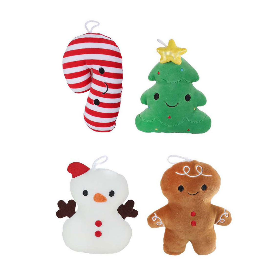 Menu soffice dolcetti natalizi in peluche - 32 cm
