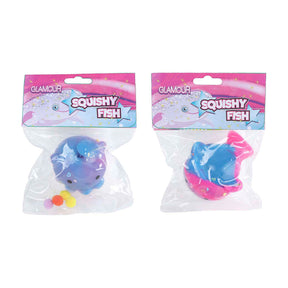 Squishy balena glamour con glitter