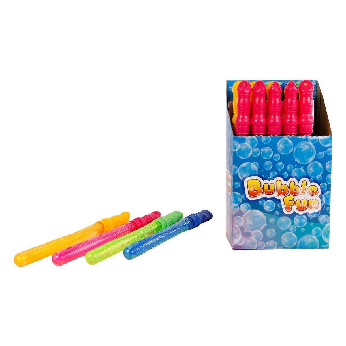 Sun Fun Bubble Blow Stick 120ml 37cm, 24 pz.
