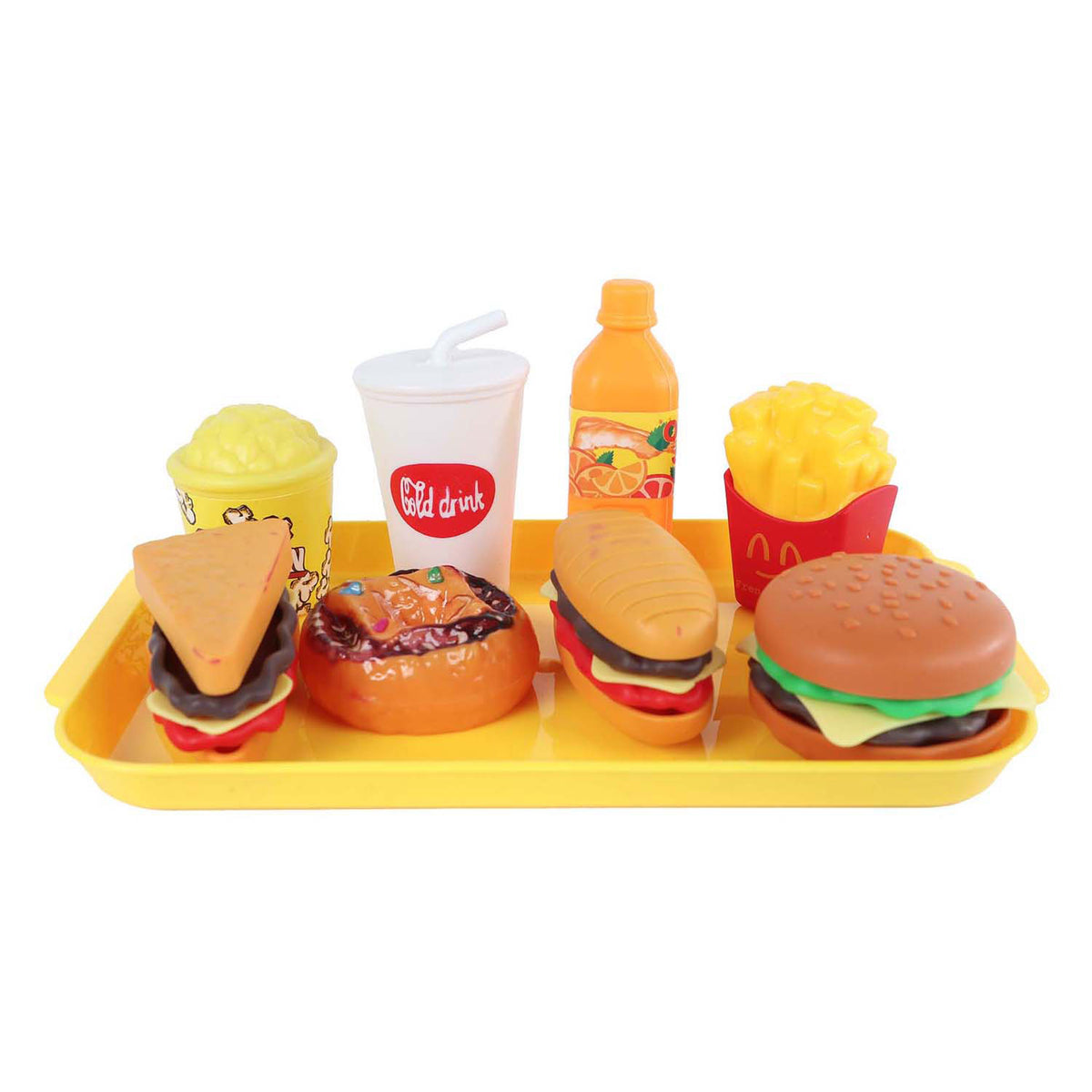 Set da gioco con mini menu fast food